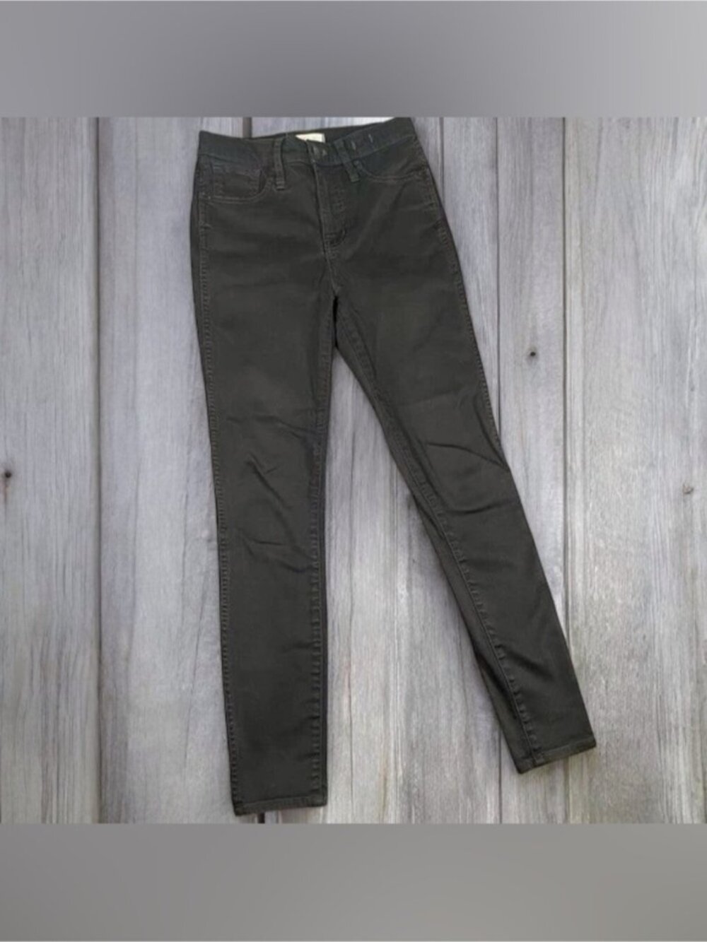 🍭Slim Stretch High-Rise Pants in Dark Charcoal